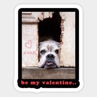 be my valentine Sticker